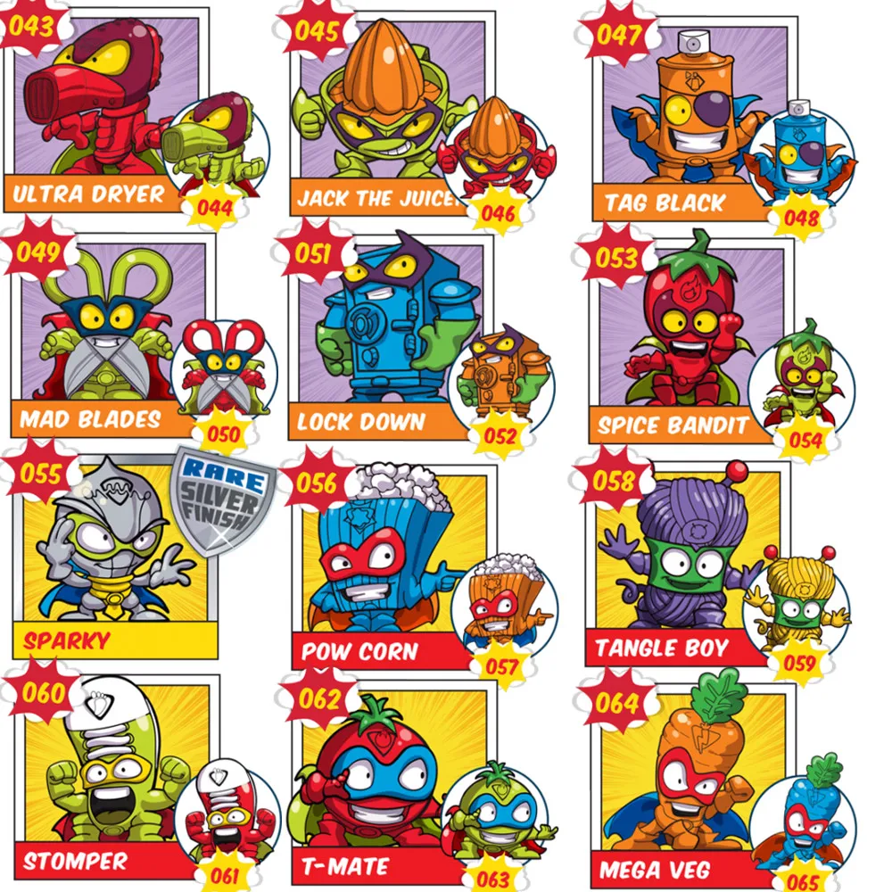 44pcs/set Super Zings Characters Stickers for Baby Kids Playing Toy Cartoon Superzings Pegatinas for Party Decoration