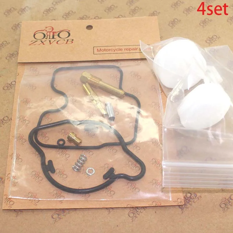 4set for CBR1000 F CBR1000F Hurricane 1993-1996 Motorcycle carburetor repair kit float