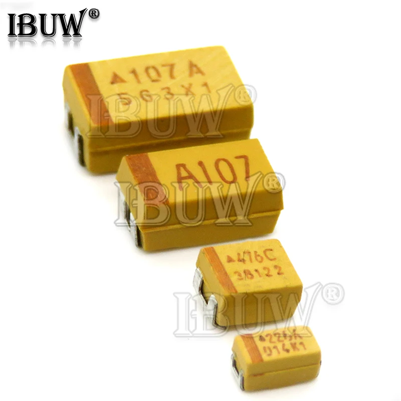 10PCS A B C D Type Tantalum Capacitor 100UF 150UF 220UF 330UF 470UF 680UF 6V 6.3V 10V 16V 25V 35V 50V 4.7/6.8/10/15/22/33/47UF