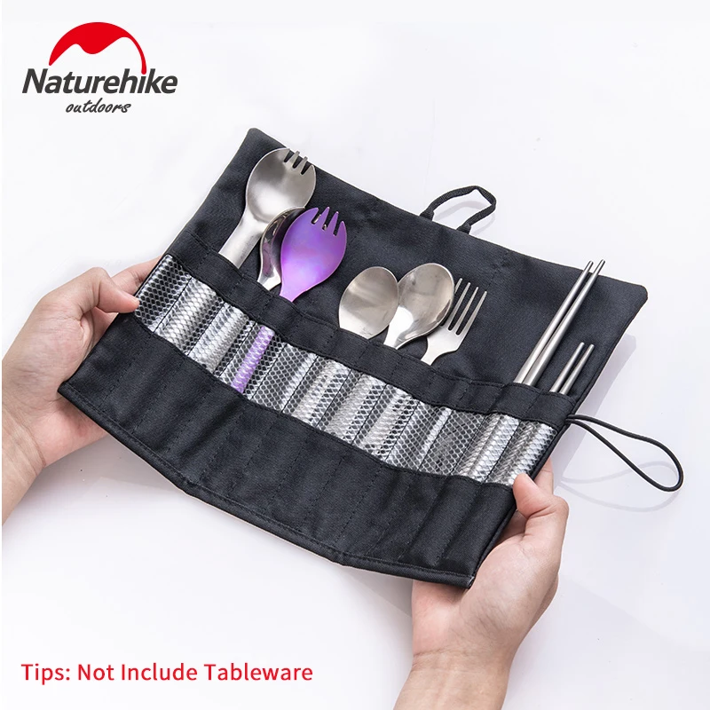 Naturehike 2019 High Quality New Tableware Storage For Chopsticks Pipe Fork Spoon Bag Portable Storage Bag