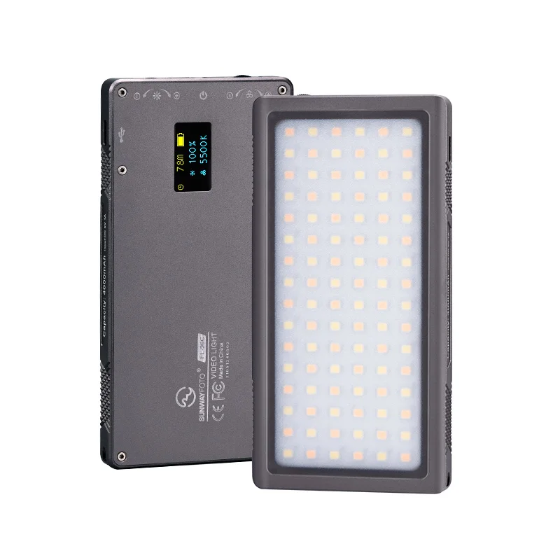 SUNWAYFOTO FL-96C LED Light for Camera Video Photography 3000-5500k  Portable