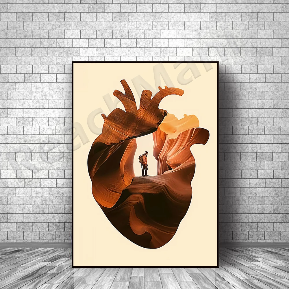 

Cardiologist Heart Explorer Vertical Poster Decorated Canvas Printed Gift,