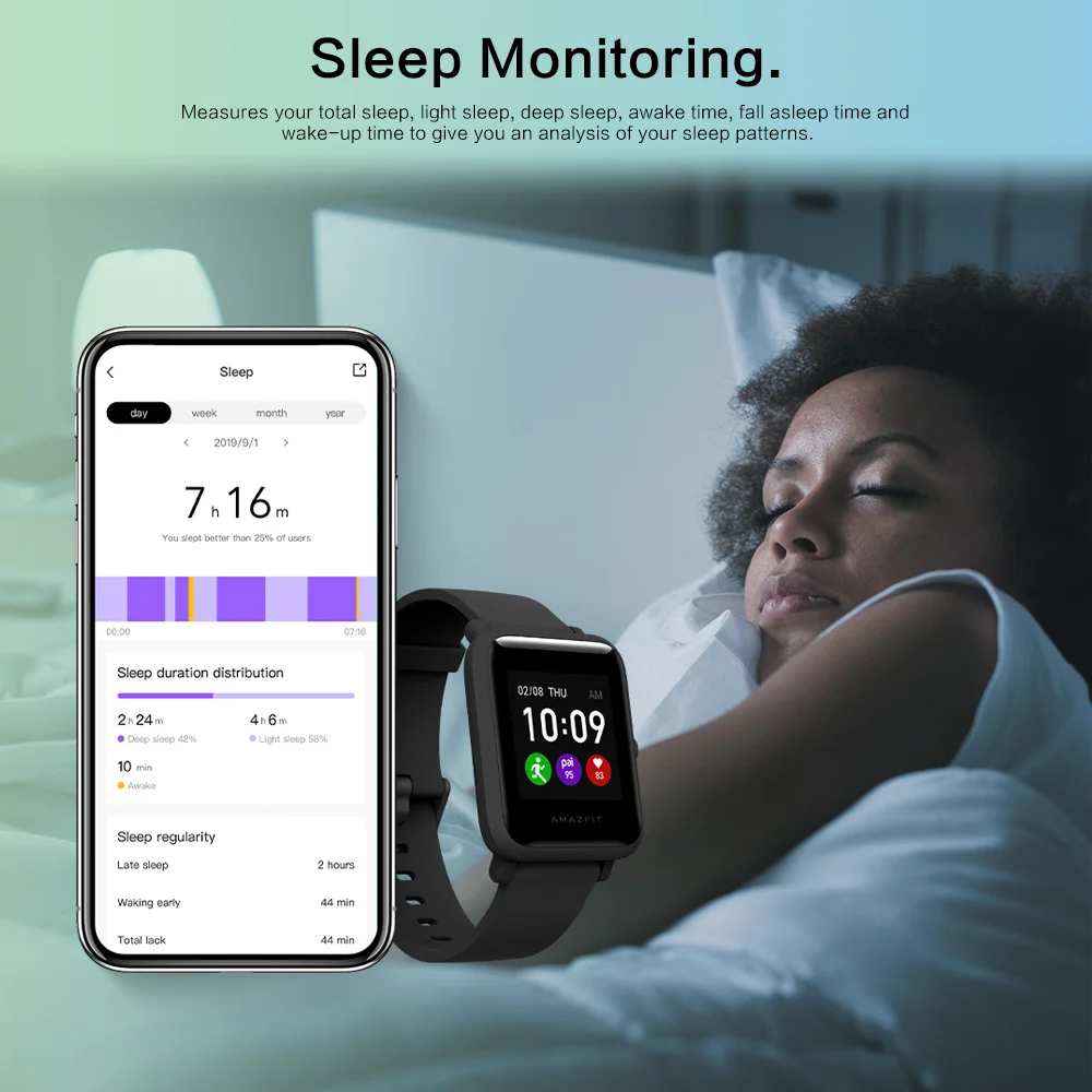 Amazfit Bip S Lite Smart Watch 30 Dagen Batterij Levensduur Muziek Controle Xiaomi Horloge Voor Android Ios Telefoon