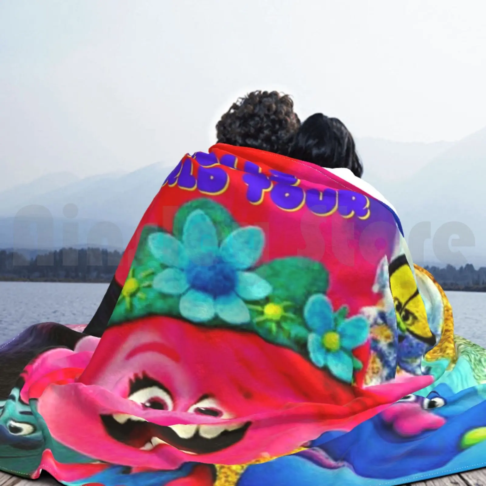 Poppy Quotes Trolls World Tour Blanket Fashion Custom Trolls Poppy Quotes Trolls Branch Quotes Your Eyes Happiness Isnt view 5