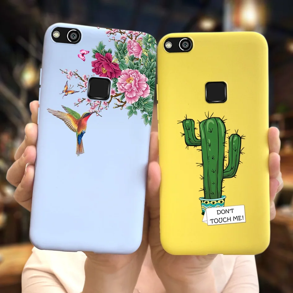 For Cover Huawei P10 Lite Case Colorful Daisy Flowers Floral Painted Matte Cases For Huawei P10Lite Coque WAS-LX1 LX2 LX3 Fundas