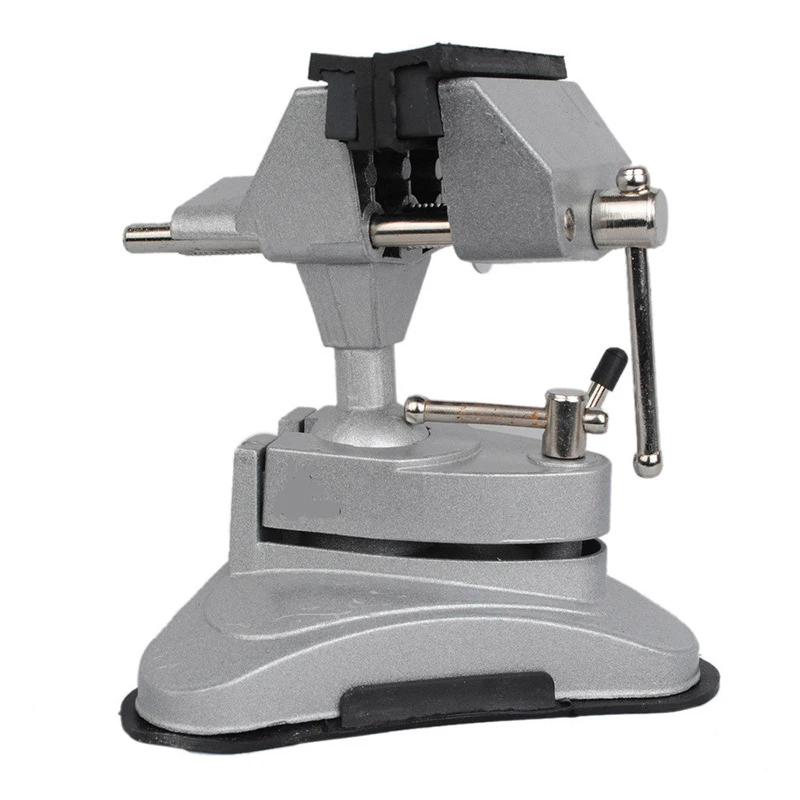 Bench vise Self-suction cup desktop vise Aluminum alloy multi-angle mini vise Household DIY