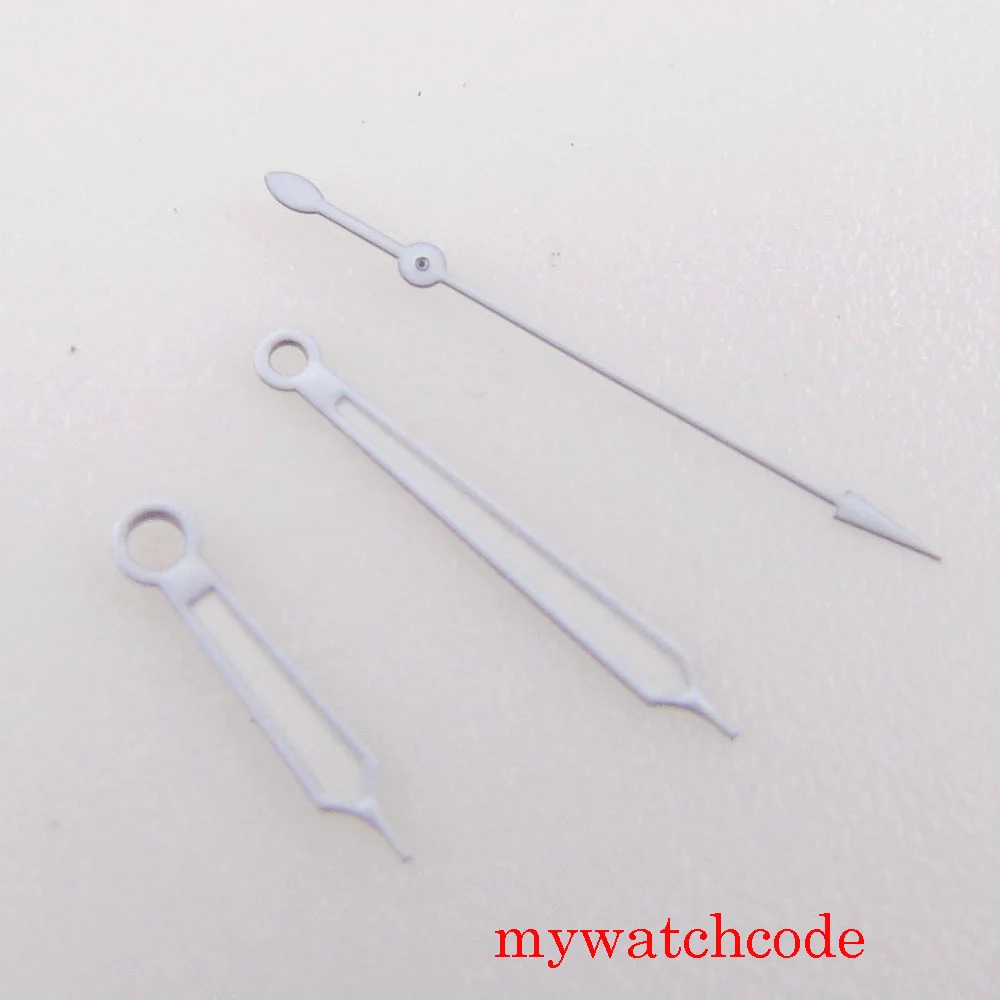 Per NH35 NH36 MIYOTA 8215 821A 8205 Mingzhu 2813 ETA 2824 2836 movimento arancione lancette dell'orologio Set verde luminoso parti di alta qualità