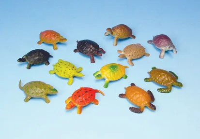 Animals Unisex 12 Turtle Reptile Model Toys Children Had A Family Early Education Plastic Dolls Suit 2021