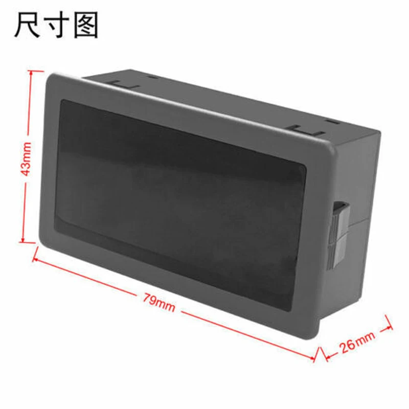 0,56 "светодиодный дисплей интеллектуальный цифровой измеритель частоты панель 10 Гц-99,99 кГц мощность 12 в 24 В