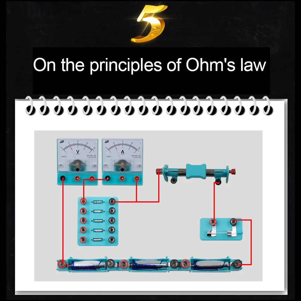 Basic Circuit Teaching Aid Electromagnetics Experimental Physics Teaching Material Learning Tools For Students Kids Physical Toy