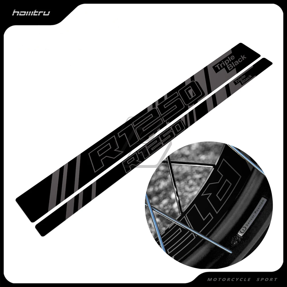 Motorcycle Front/Rear Wheel Reflective Sticker Case for BMW R1200GS R1250GS Adventure After 2006