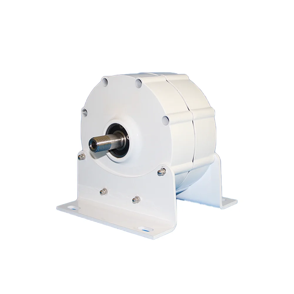 Imagem -02 - Gerador Gearless de Ímã Permanente Entrega Rápida Baixa Velocidade 2000w 300rpm 24v 48v Polônia Armazém