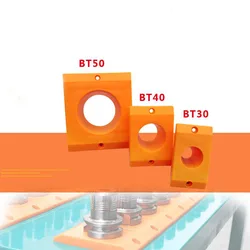 10pcs/SET chuck holder base ISO30 BT30 BT40 BT50 tool holder sleeve collecting box tool set plastic case ABS