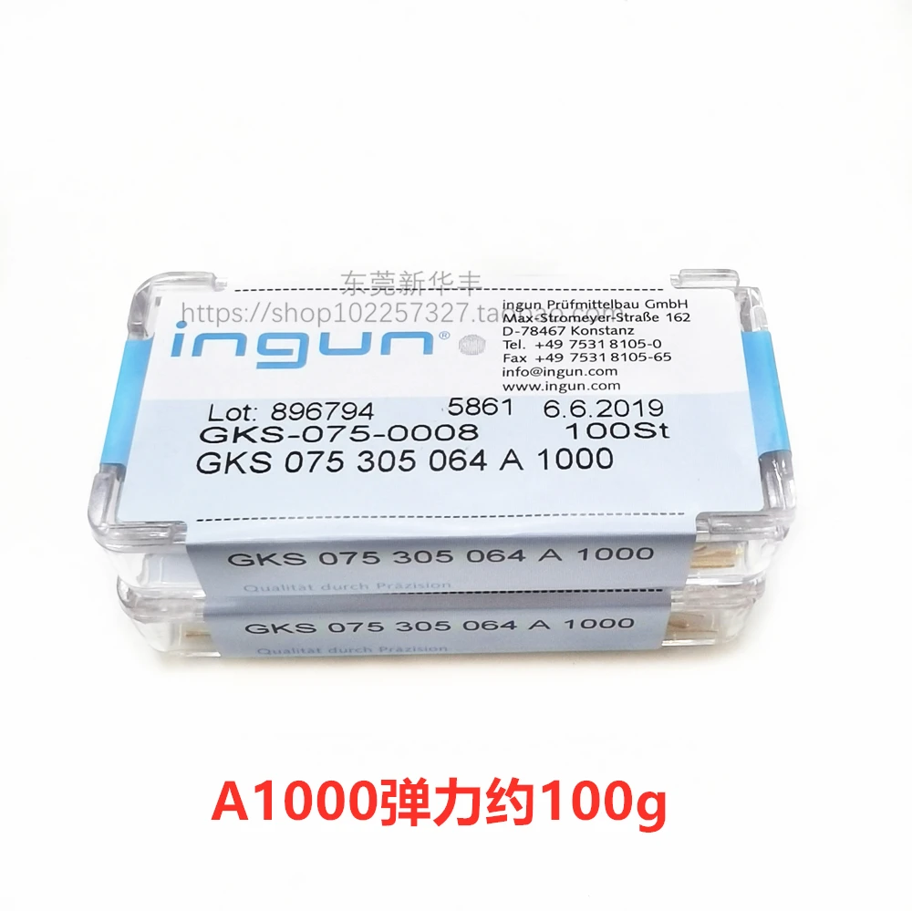 Sonde britannique en acier, boîte de GKS075 305 064 A2000/A2800/A1000, tête ronde droite, aiguille de Test 1.0