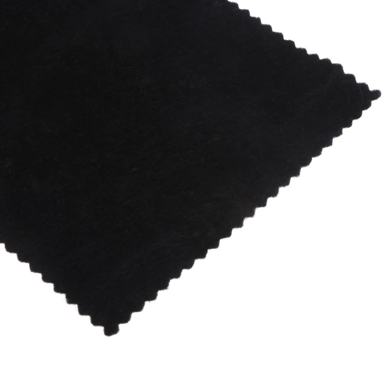 88 Keys Black Soft Piano Key Cover Keyboard Dust Proof Moisture Flannel Cloth