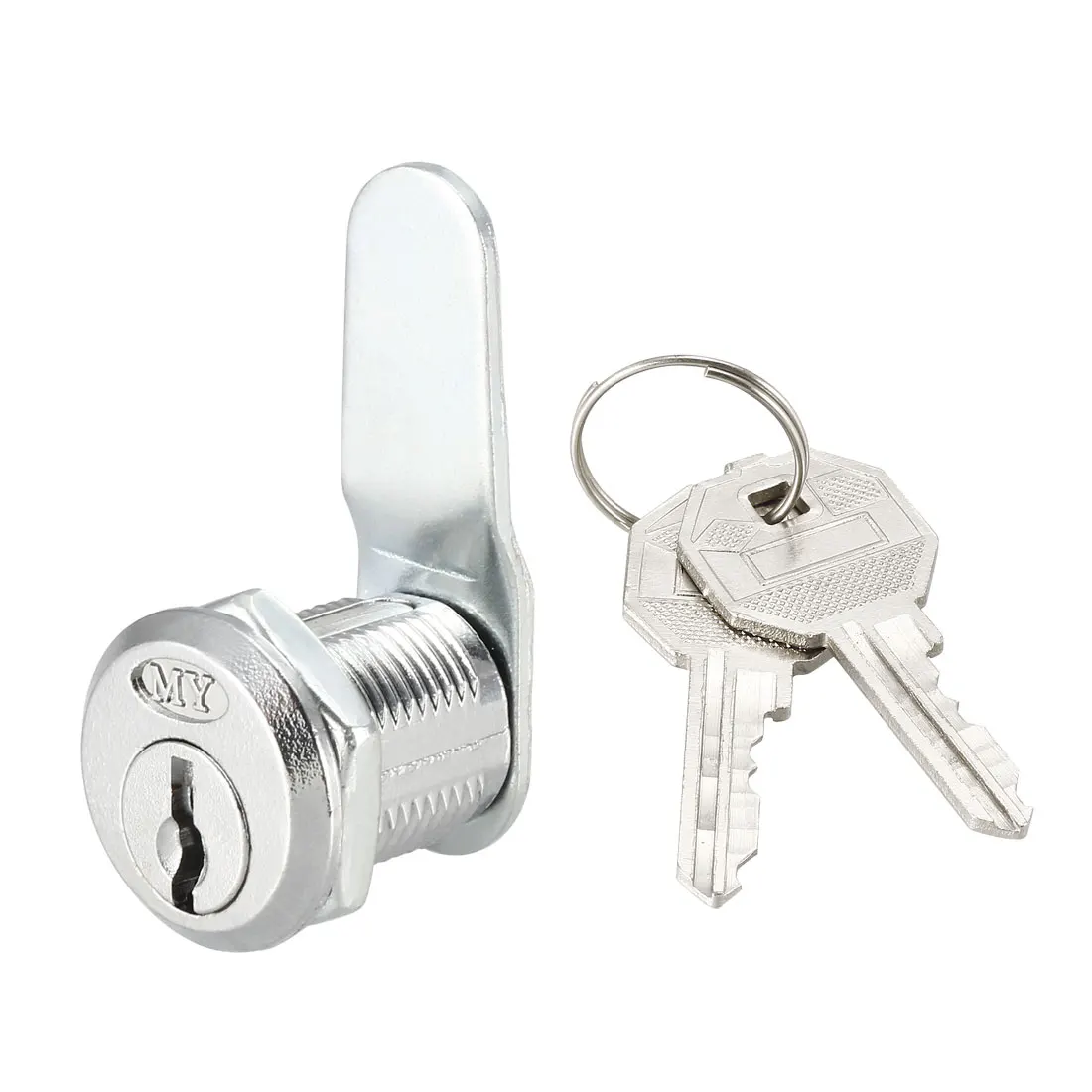 uxcell Cam Lock 20mm Cylinder Length 48mm x 2mm Cam Cabinet Locks Keyed Different