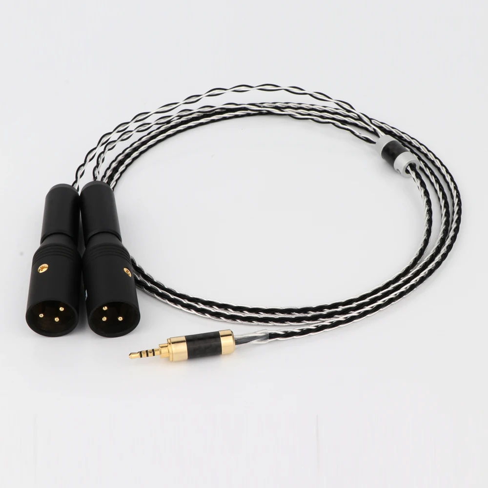 Hi End 2.5mm TRRS Balanced Male to 2 XLR Male Cable For Astell&Kern AK100II AK120II AK240 AK380 AK320 DP-X1A FIIO X5III