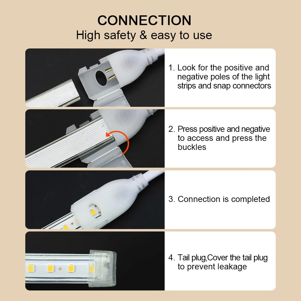 Tira de luces Led impermeable, cinta Flexible de 2835 V, 20M, 15M, 220 SMD, TV, dormitorio, luz de Navidad, 120Led/m, seguridad de la UE, alto brillo