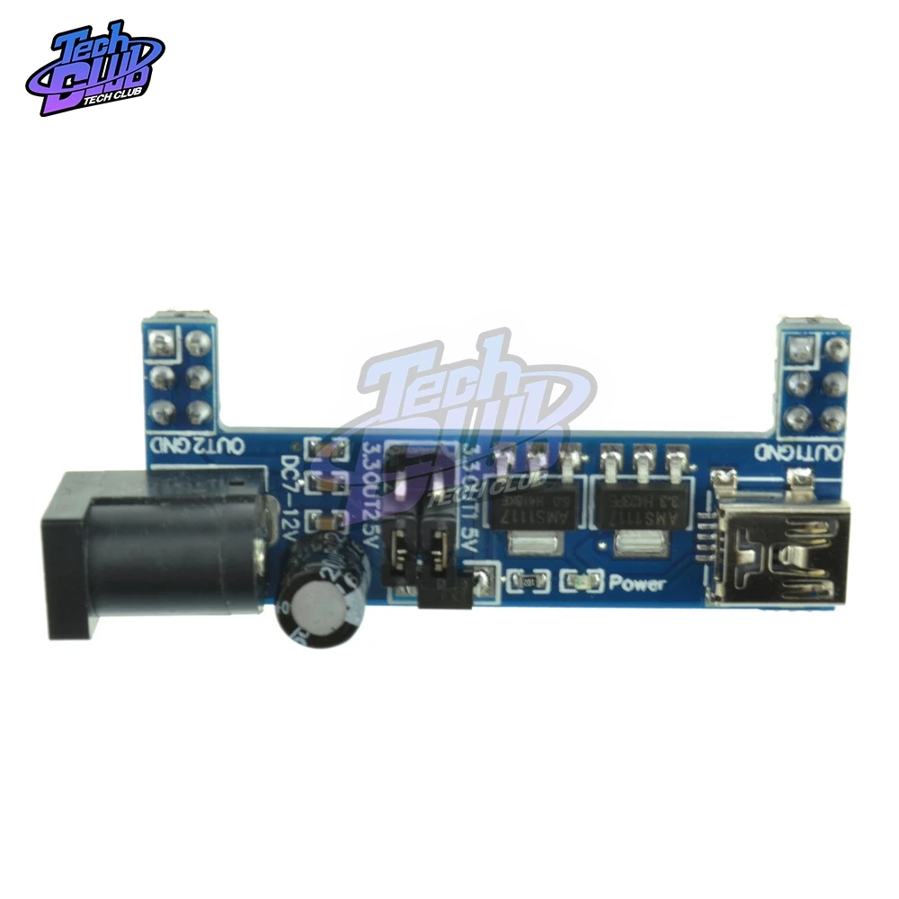 Modulo di alimentazione Breadboard MB102 DC 3.3V 5V per alimentatore Mini USB senza saldatura scheda per il pane compatibile MB-102 MB 102