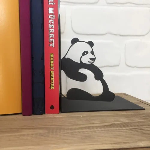 Metal Book Holder ''Panda And Bambu''