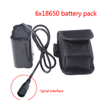 Bicycle Bike Light 8.4V 9800mah 18650 Battery Pack 6x 18650 Rechargeable Li-ion Battery for SolarStorm X2 X3 U2 T6 Headlight