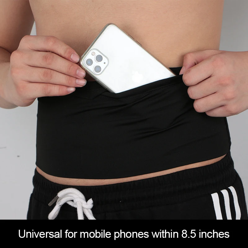 Riñonera profesional para correr para hombre y mujer, bolsa deportiva oculta para cinturón móvil, paquete para teléfono