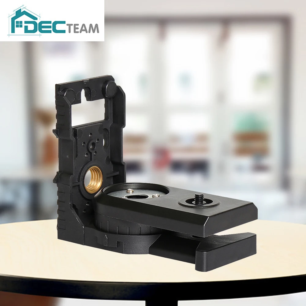 

DEC TEAM L-shape Adjustable Magnetic Bracket Adapter with 1/4"and 5/8" Threaded Mount use for Laser Level