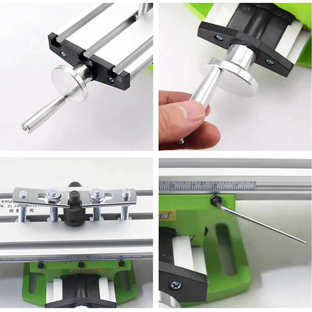 BG6300 Precision Bench Vise Fixture Drill Milling Machine Stroke 200*50mm Multifunction Worktable Adjustment Coordinate Table