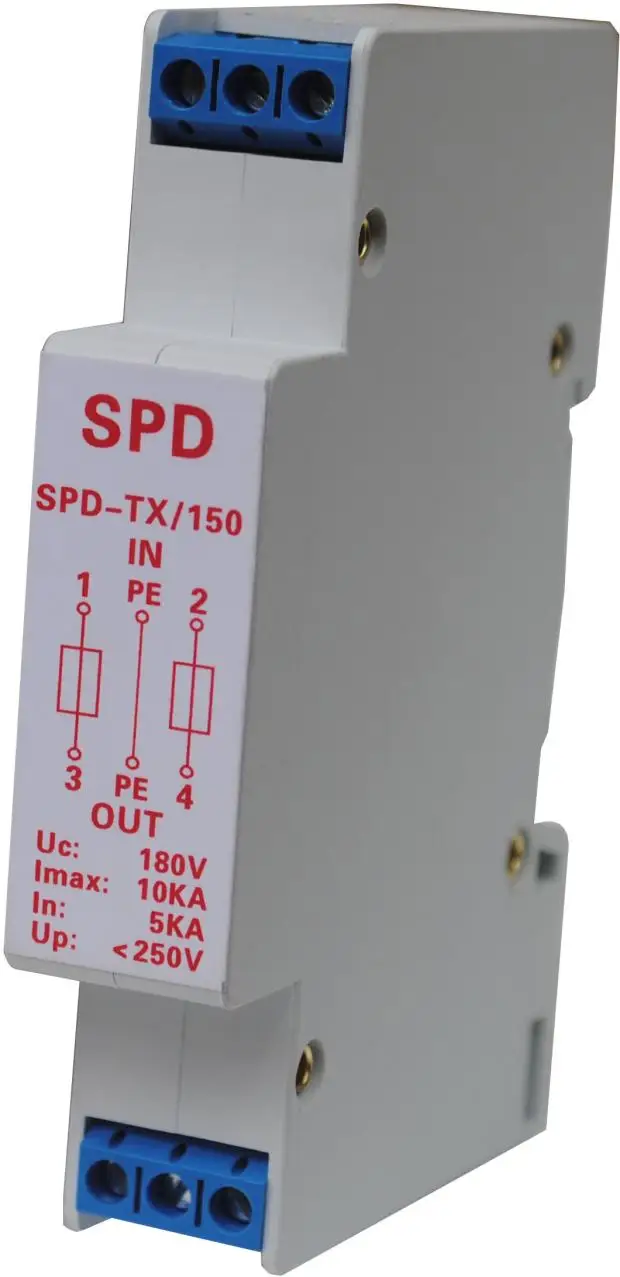 

Twisted Pair 485 Control Signal Lightning Protector Surge Protector Rail Installation Lightning Arrester