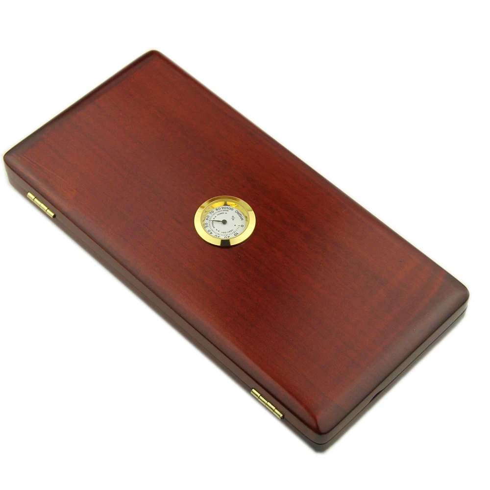 

Oboe Reed Case with Hygrometer,Humidity Control Beautiful Wooden oboe reeds box case hold 20 pcs reeds Strong