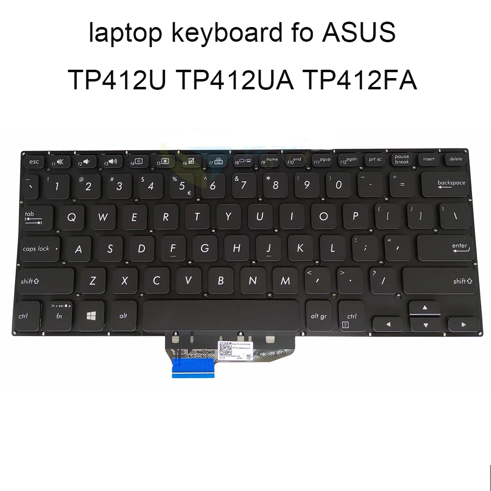 

US UK RU ITA Italian Belgian AZERTY Backlit Keyboards for ASUS TP412FA TP412UA TP412FAC VivoBook Flip TP412 backlight Keyboard