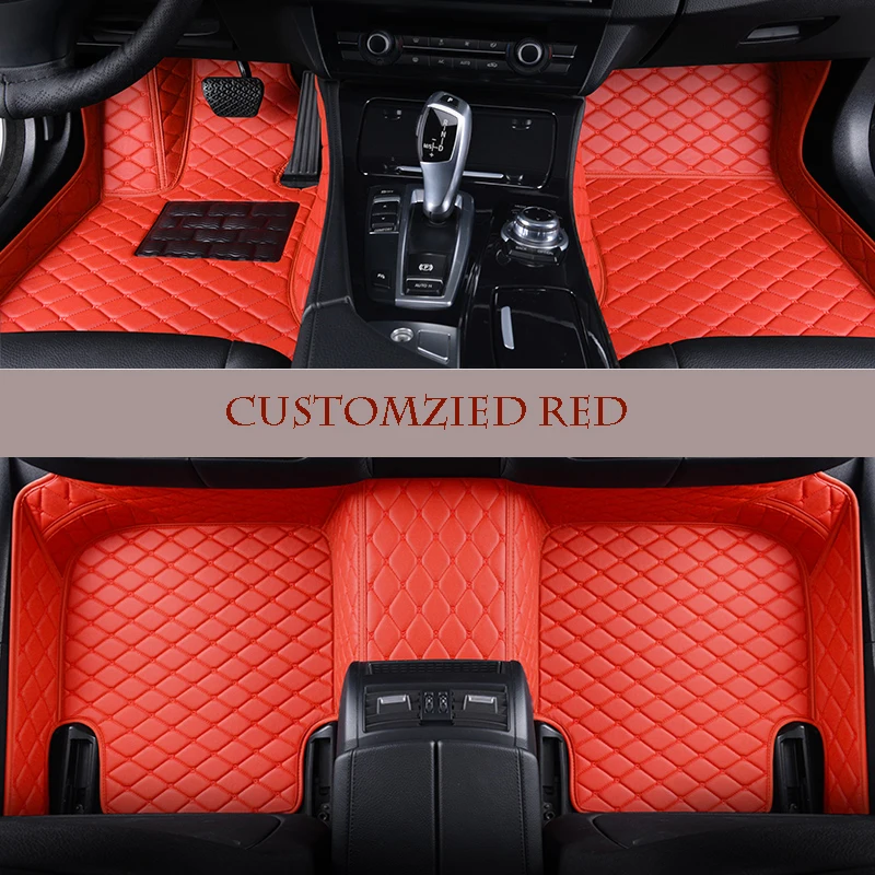 Car Floor Mats For Audi A4 B8 A3 8p A5 Sportback A7 Q2 Tt Mk1 Q Avant C6 4f RS 4 5 6 7 Q5 Q7 100 Leather Auto Accessories