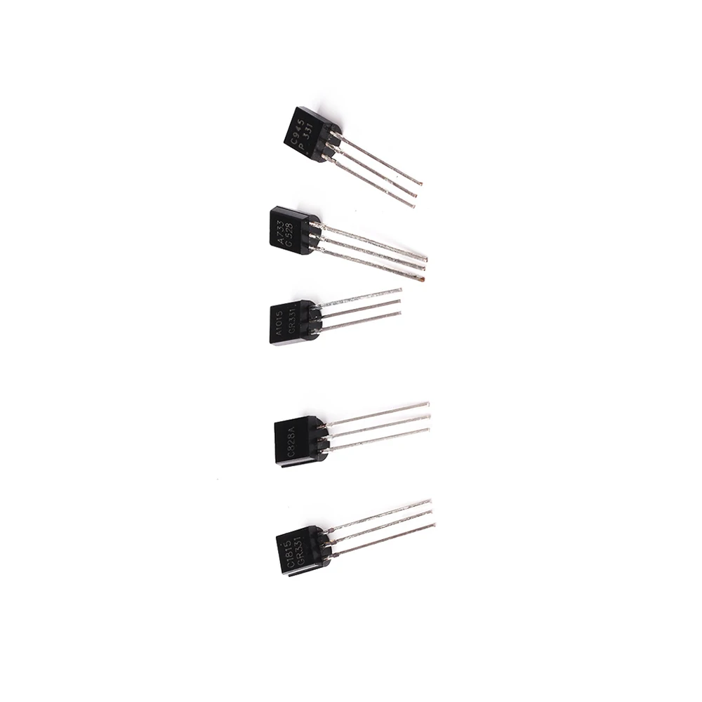 100PCS/LOT 2SA1015 2SA733 2SC945 2SC1815 2SC828A TO-92 Triode Transistor TO92 A1015 A733 C945 C1815  C828A