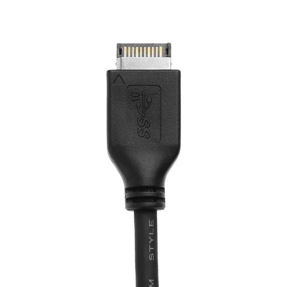 Cable de extensión USB 3,1 tipo E macho a USB 3,0 IDC 20Pin hembra, convertidor para adaptador ASUS