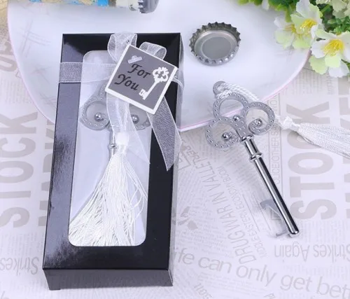 (20 Pcs/lot) Creative Wedding and Party Favors Key to My Heart Collection key design bottle opener Wedding decoration gift