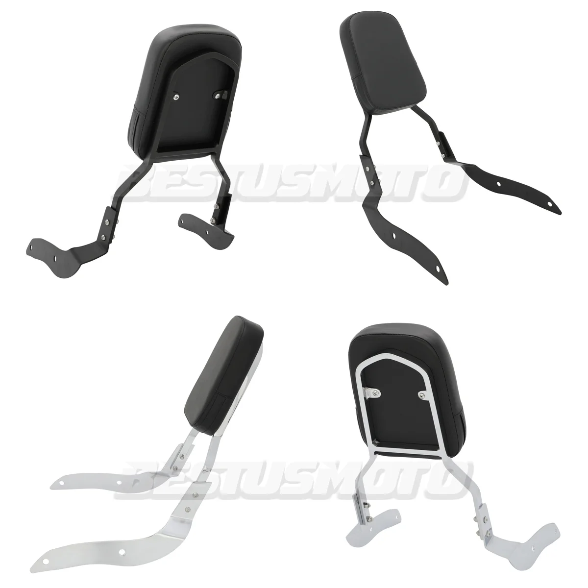 Motorcycle Backrest Sissy Bar For Yamaha Road Star XV1700 XV1700PC Warrior 2002-2010 XV1700PCM Midnight Warrior 2005-2009