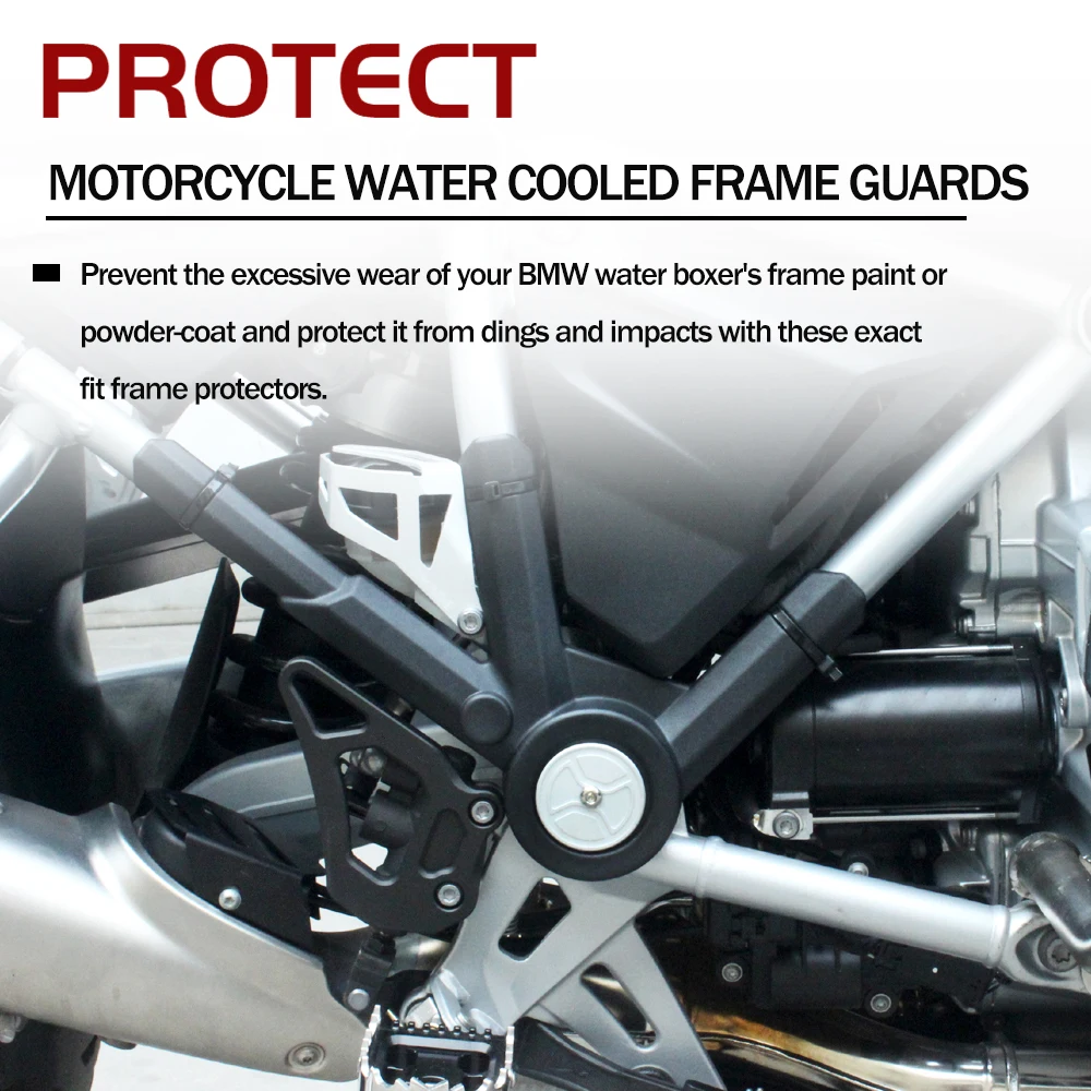 Motorcycle Left Right Frame Panel Guard Side Protective Fairing Cover For BMW R1200GS R1250GS R1250GSA GS1200 GS1250 ADV LC