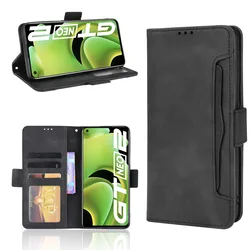 For Realme GT Neo2 Case Cover Premium Leather Wallet Leather Flip Multi-card slot Cover For Realme GT Neo 2 RMX3370 Case
