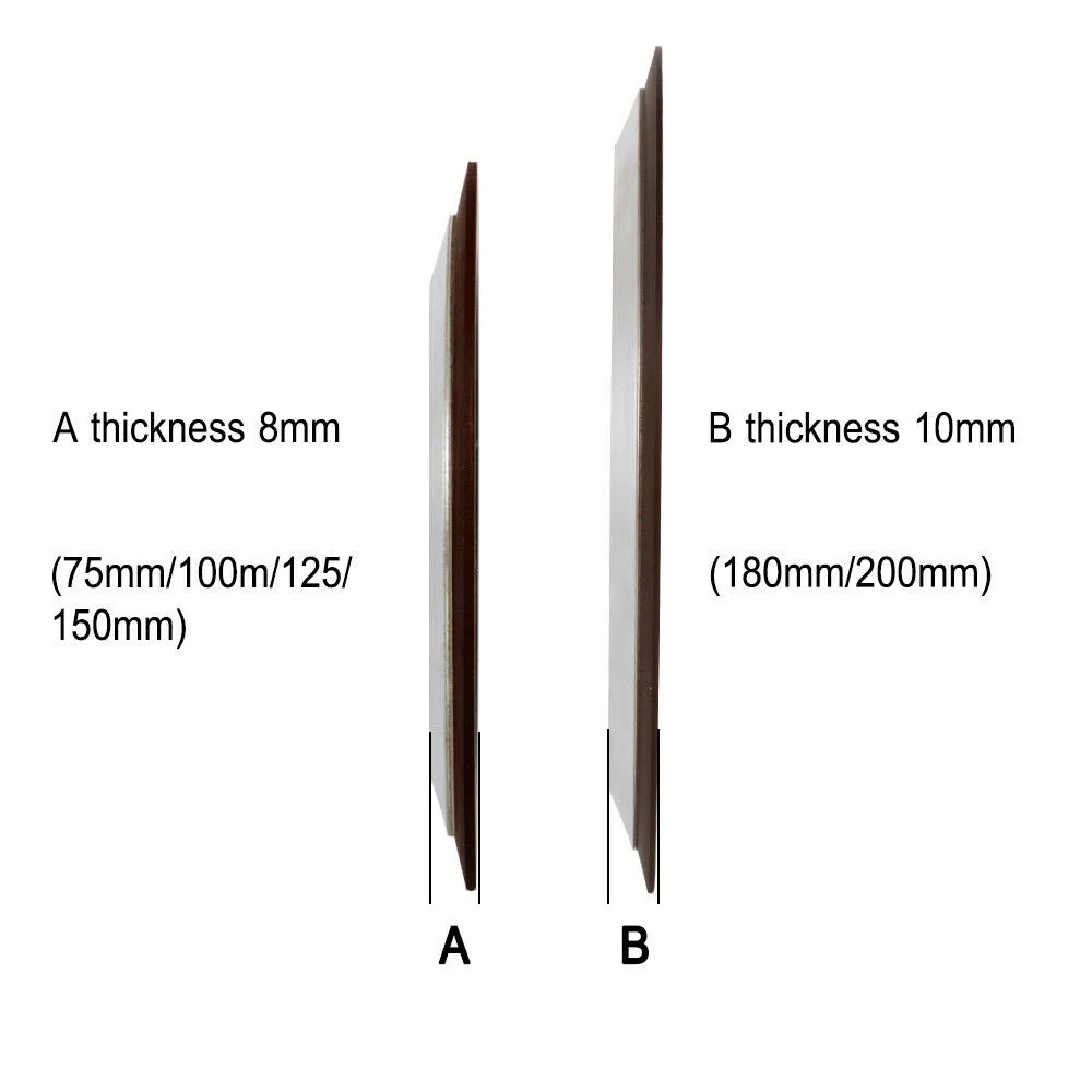 75mm/100mm/125mm Diamant Schwarz Sand Schleifscheibe Kreis für Wolframstahl Fräser Werkzeug Spitzer Schleifer – Detail 11