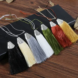 1pcs 8cm High Quality Polyester Silk Tassel Fish Mouth Cap Short Tassel For DIY Crafts Decoration Jewelry Accessories