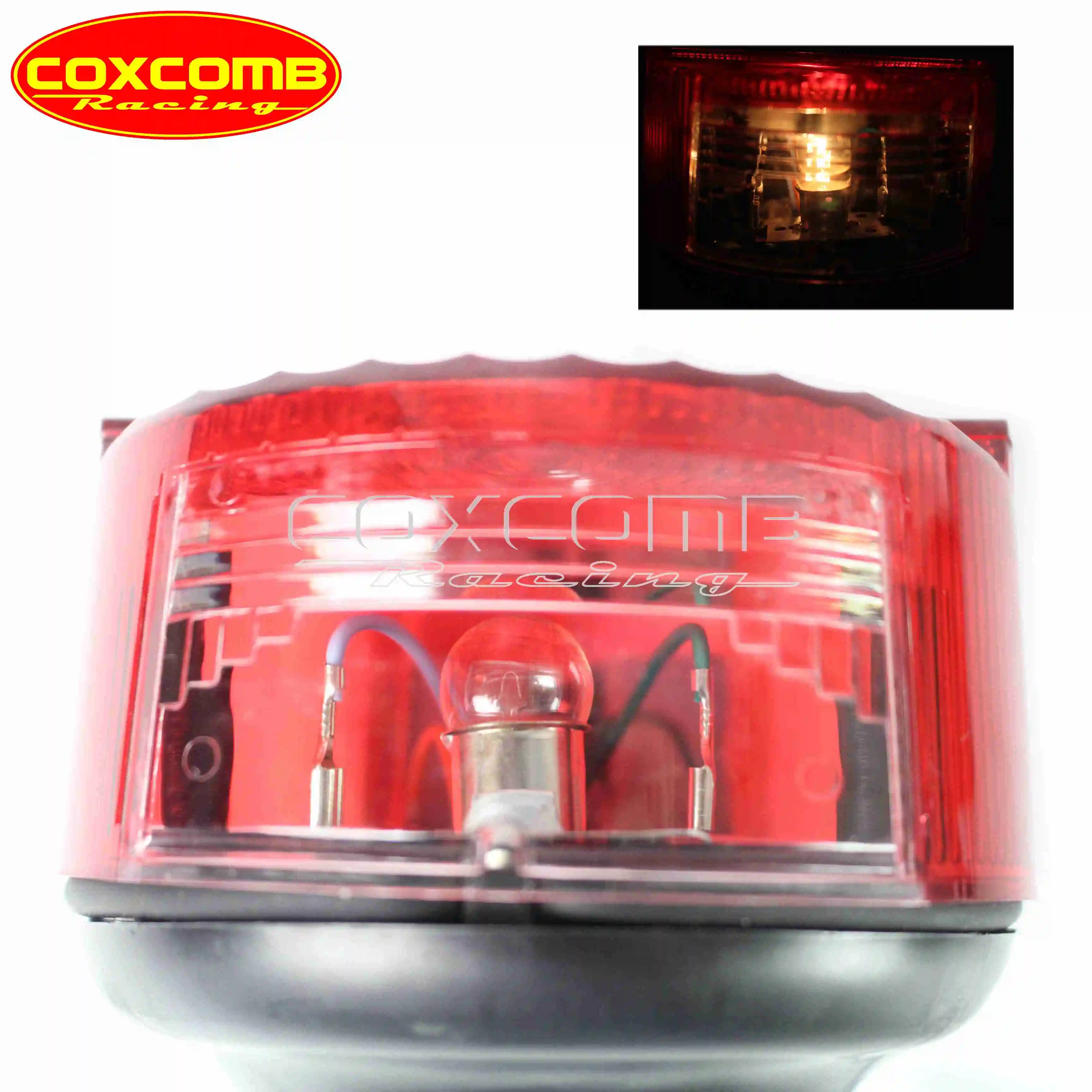 Motorcycle Rear Tail Brake Light Round License Plate Light For Suzuki TS125 TS150 TS250 Simson SR50 S51 MZ ETZ 150 250 251