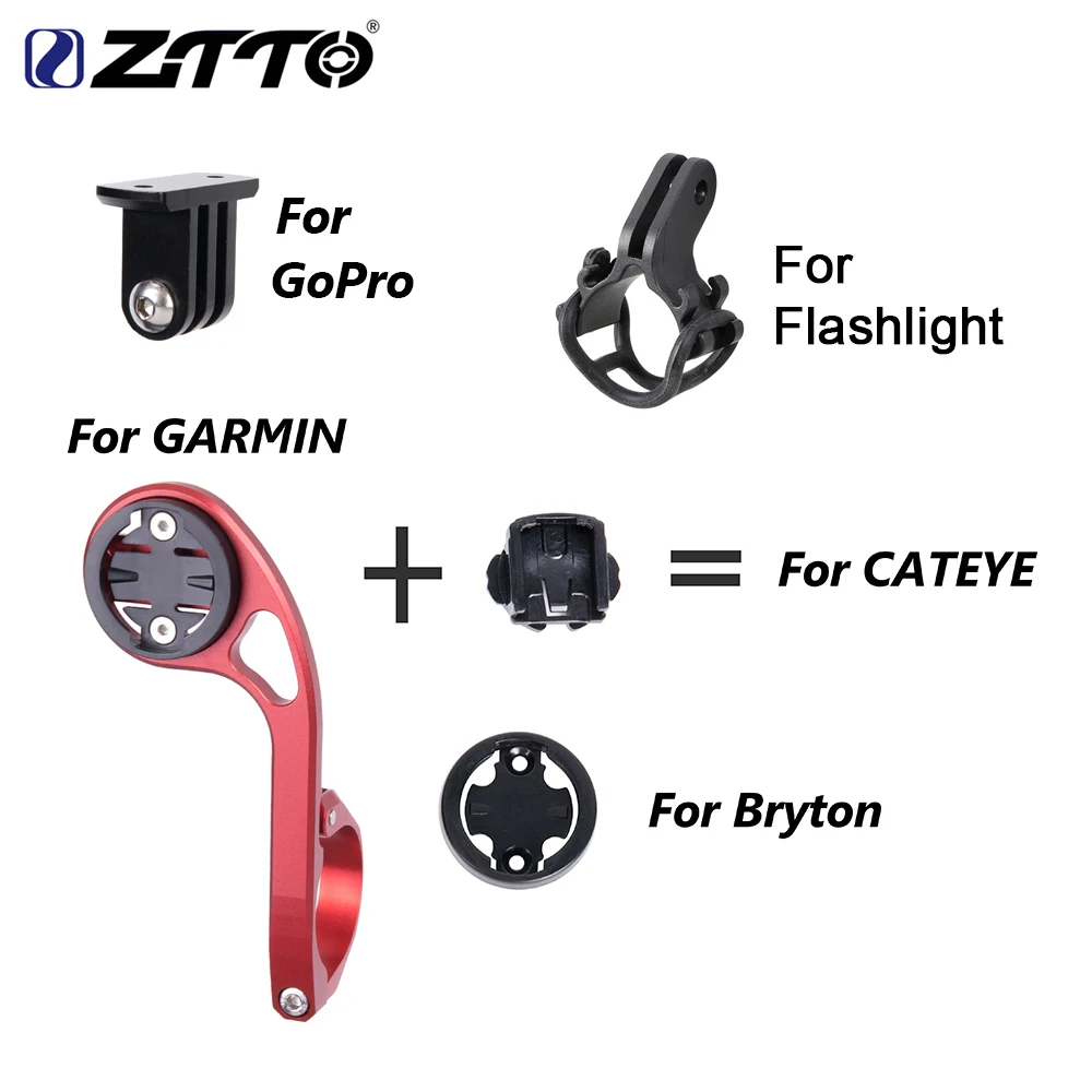 ZTTO Fahrrad-Out-Front-Aluminium-Computerhalterung GPS-Halterung Taschenlampenständer Robuster Kameraständer für Rennräder 25,4 31,8mm – Detail 21