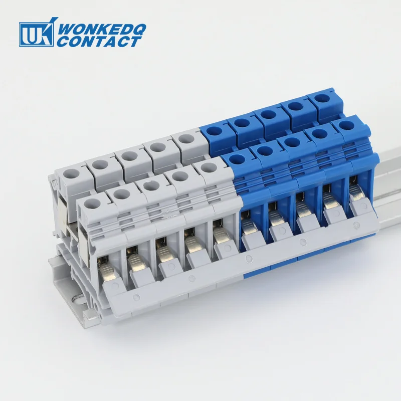 EB10-5/6/8/10 Wiring Jumpers For UK UKK/MBKKB /DIKD 1.5 Connector DIN Rail UK Terminal Block Accessories Insertion Bridge EB 10