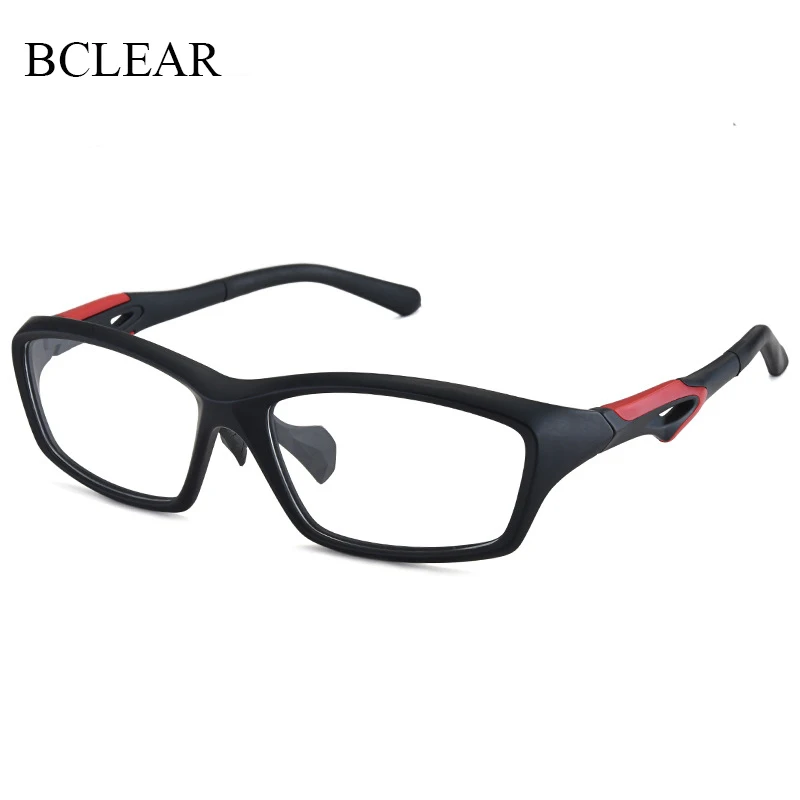 BCLEAR TR90 Glasses Frame Men Full Frames Fashion Eyewear for Sports Myopia Eyeglasses Ultra-light Anti-Slide Design 2020 New