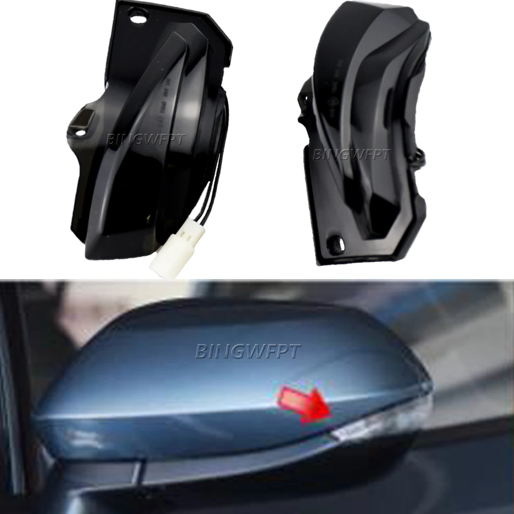 2X LED Dynamic Side Mirror Indicator Blinker Sequential Light For Toyota Yaris Kreuz XP210 2020-2021 For Toyota Corolla 19-2021