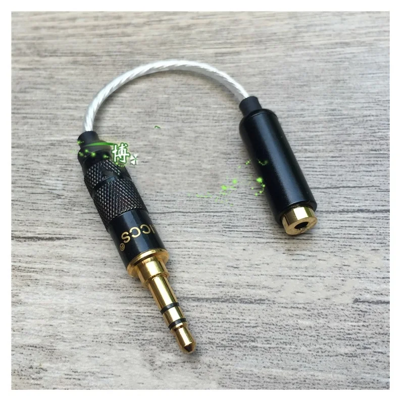 오디오 애호가 TRRS 밸런스 암컷 2.5mm-3.5mm 수컷 TRRS 밸런스 TRS 언밸런스 어댑터 오디오 케이블, 아이리버 AK240 AK380 AK120ii