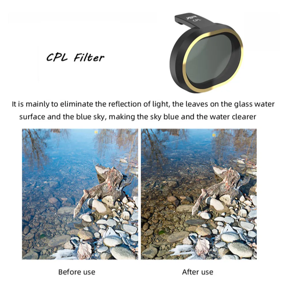 Glass CPL ND8 ND16 Lens Filter Kit ND 8 16 Neutral Density ND PL Cover for FIMI X8Mini Drone Gimbal Camera