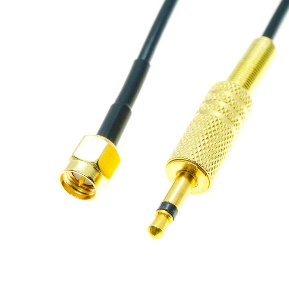 SMA male to 3.5mm male mono 1/8\