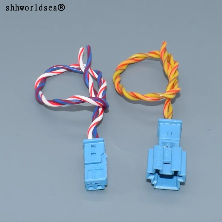 shhworldsea 2p złącze samochodowe, wtyczka głośnika samochodowego, wtyczka automatycznego stereo, samochodowe złącze elektryczne do samochodu BMW 8- 1452577 -A/9- 968554 -1A