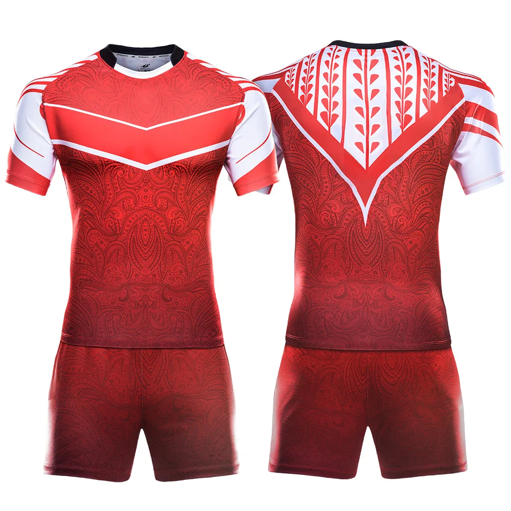 New Sublimation Rugby Uniforms Rugby Shorts Wholesale Rugby Jersey kids Or Adult With Your Own Logo Rugby Shirts